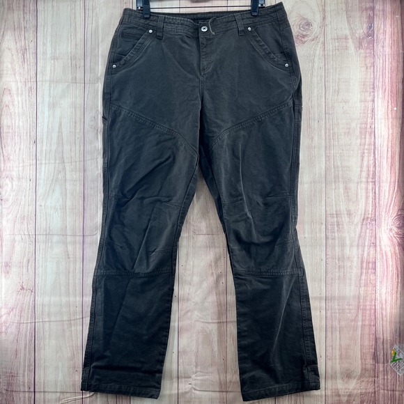 Kuhl Pants - KUHL Women's Size 16 Reg Brown Utility Cargo Pants Outdoor Adventure Hiking‎